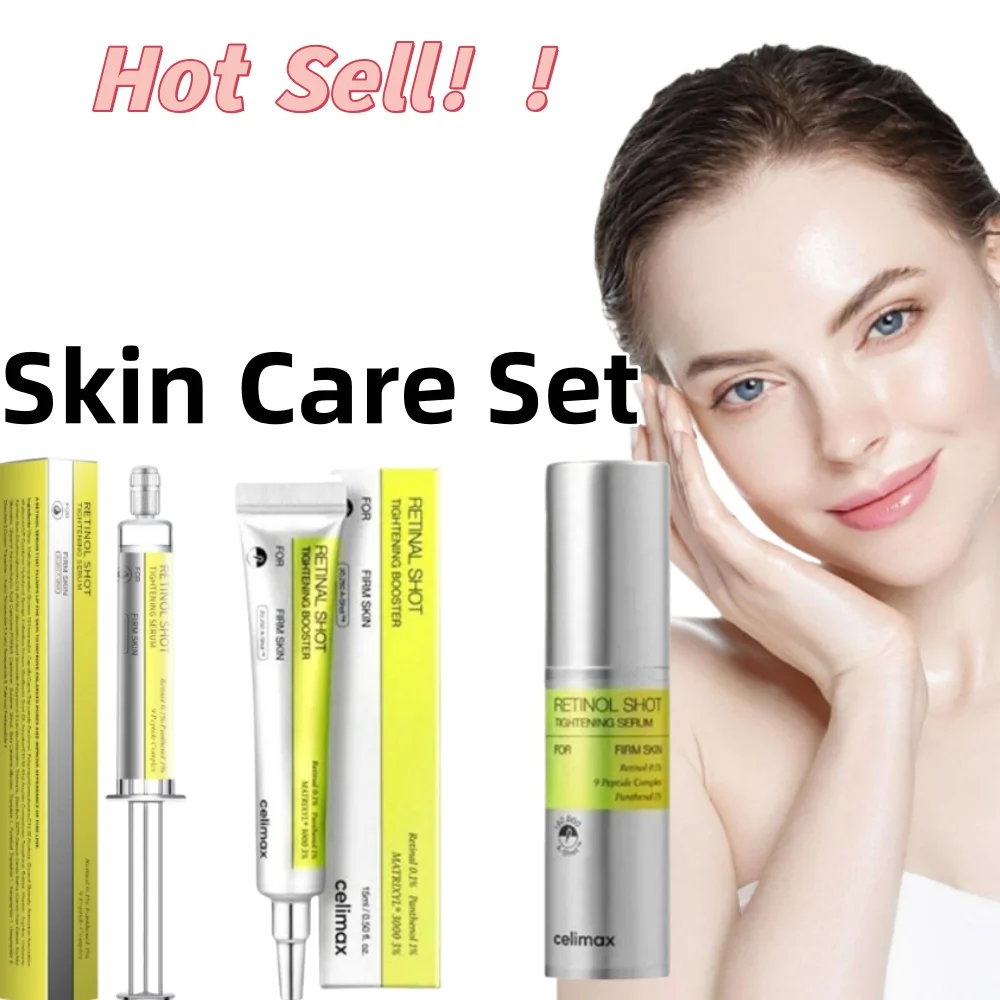 

Gentle Anti-Aging Celimax Pure Retinol Firming Serum Wrinkle Repair Collagen Boost Deep Hydrating Facial Essence Skin Care Set