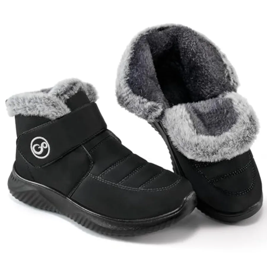 

Reimferce Women Snow Boots Waterproof: Fur Lined Warm Winter Boots for Women- Comfortable Non Slip Outdoor Walking Booties