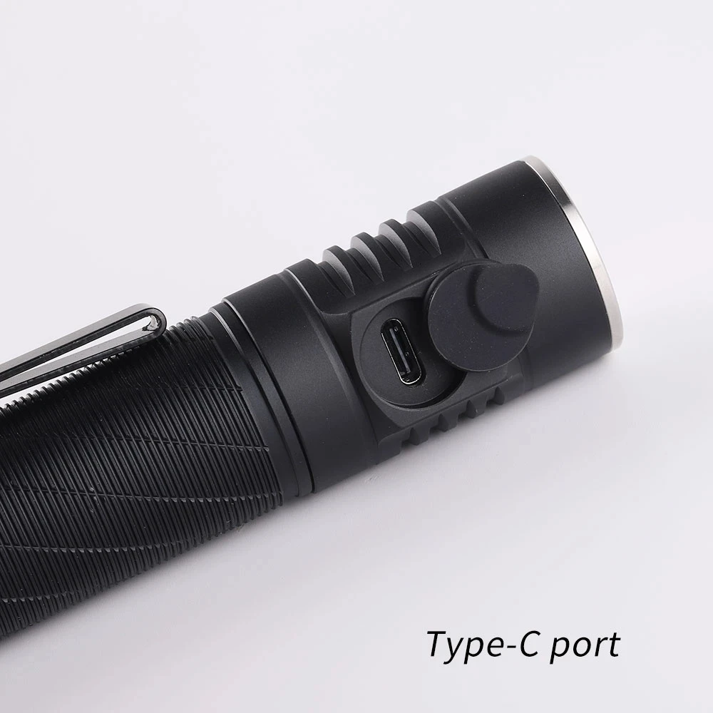 Convoy S21E 2400LM LED Flashlight 4 modes Powerful USB Rechargeable Torch Light SST40 SFT40 519A Tactical Lantern Camping Lamp