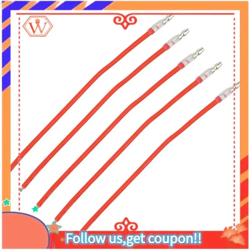 

Durable 50Pcs 16AWG Silicone Wire With 4.0Mm Male Plug Length 10Cm For 380 390 540 550 775 795 Brushed Motor Connection Cable