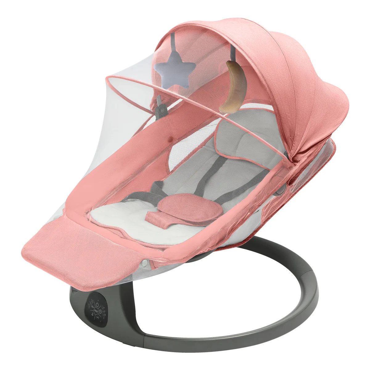 Electric Baby Rocking Chair Baby Swing Coaxing Artifact Smart Baby Rocking Chair Rocking Chair Multi-functional Cradle Soothing