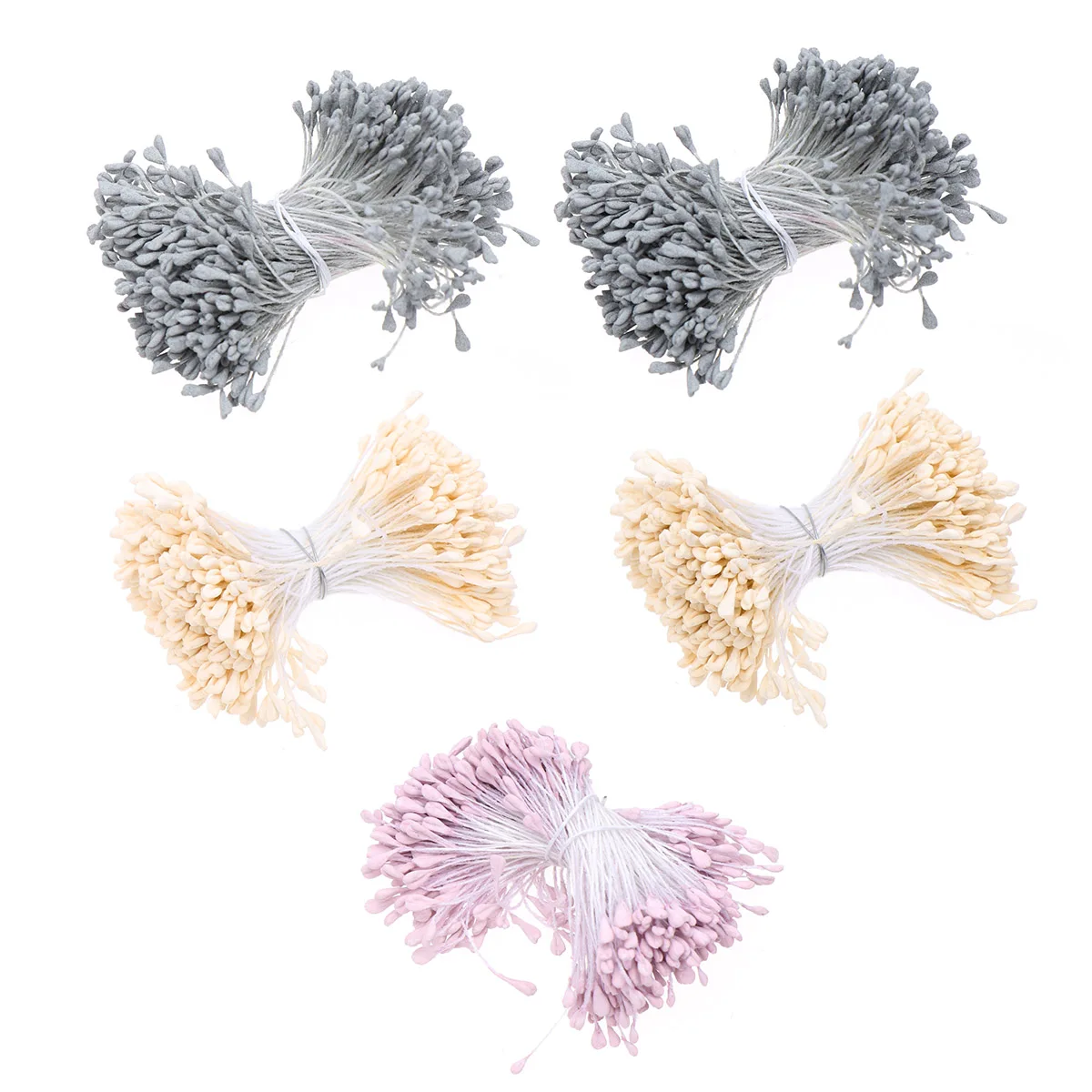 

5 pcs Artificial Core Stamens Handmade Flowers Paper Craft Decorations DIY Tools Flexible Threads Simulated Scrapbook