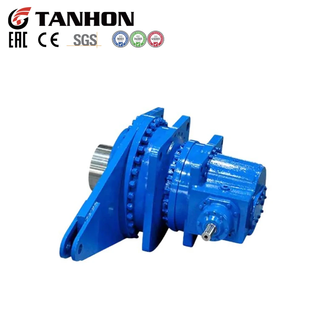 P Series Hollow Shaft Planetary Gearbox 0.18-45kW P2 P3 P4 Shrink Disc Flange Mounted Speed Reducer