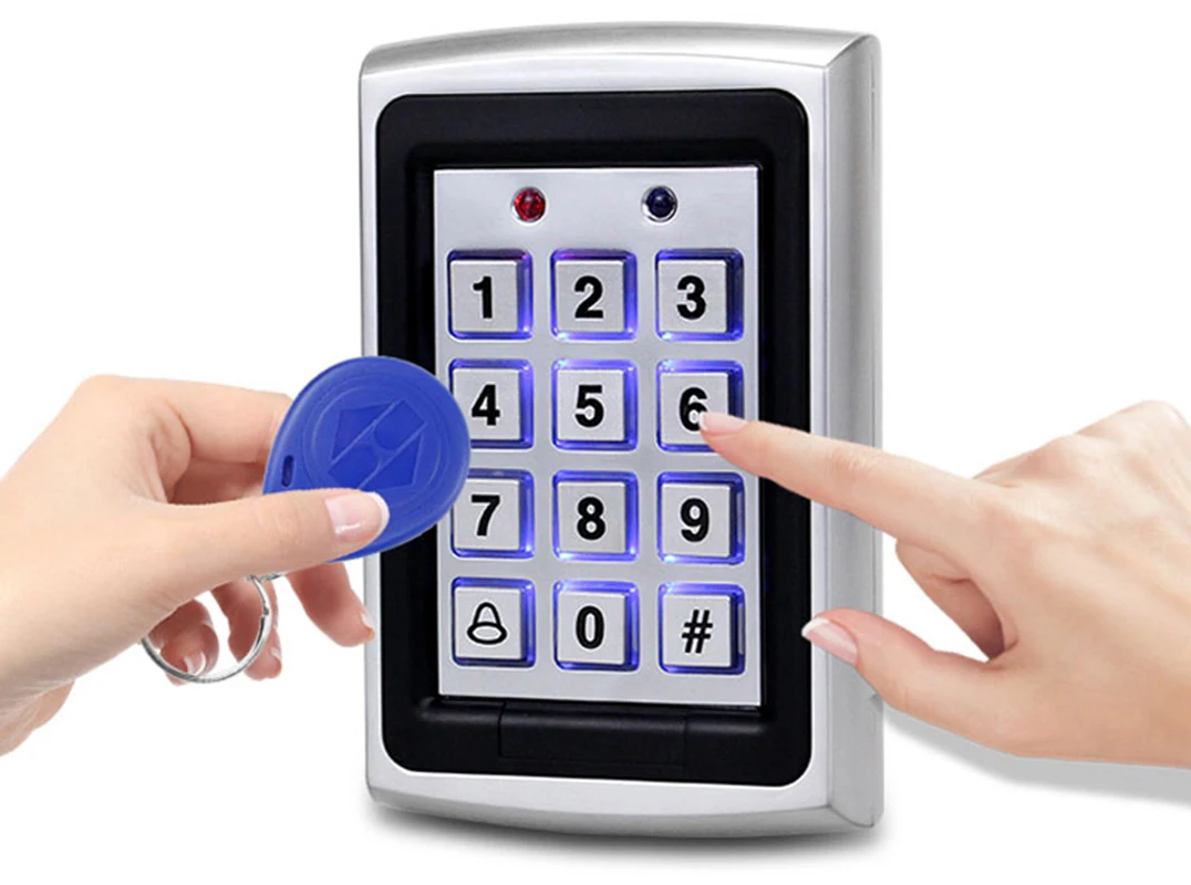 Standalone Access Control Keypad 125KHZ RFID Card M01 Smart Door Lock Access Controller