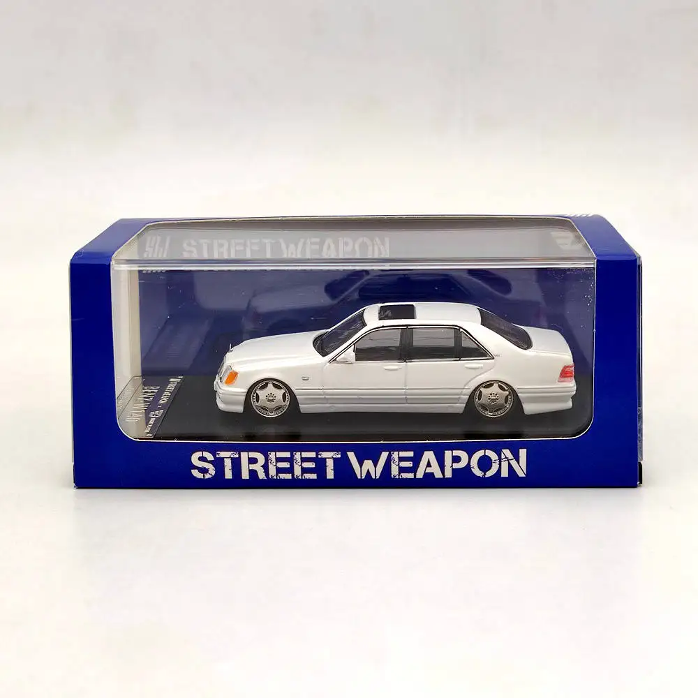 1/64 Street Weapon for W140 S600 Limited 499 Diecast Toys Models Car Collection Gifts