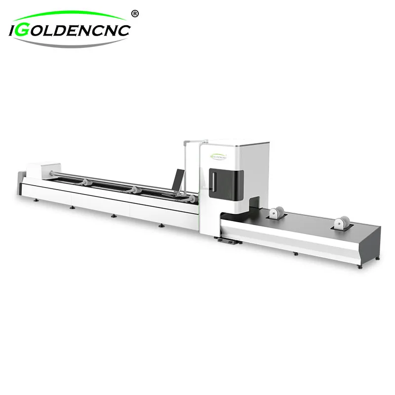 Machine de Découpe de Tuyaux en Carbone et Métal, Laser à Fibre Raycus, Nouveau Design CNC