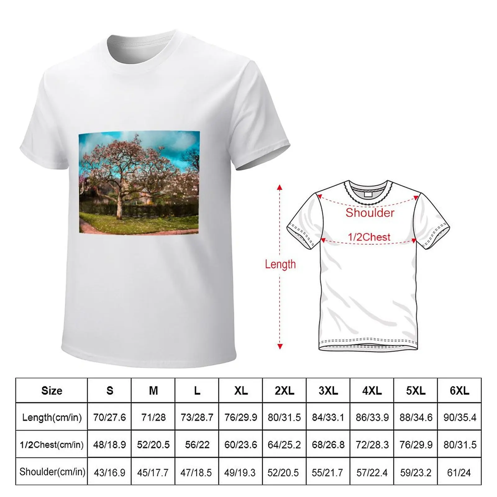 Spring Magnolia T-Shirt anime clothes sports fans plus size tops sweat shirts, men