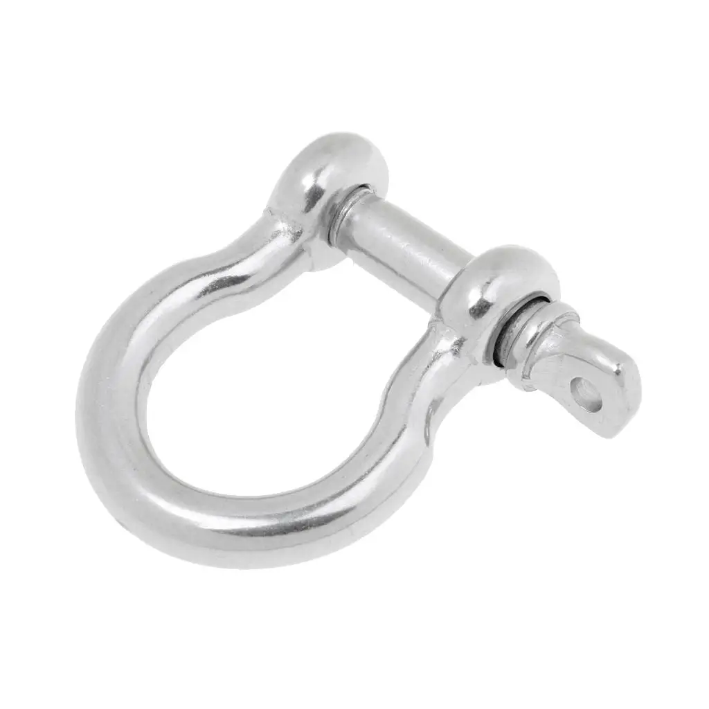 Marine Boat Hardware Bow Type Screw Pin Anchor Shackle for Chain Rigging Paracord Bracelets 304 Stainless Steel