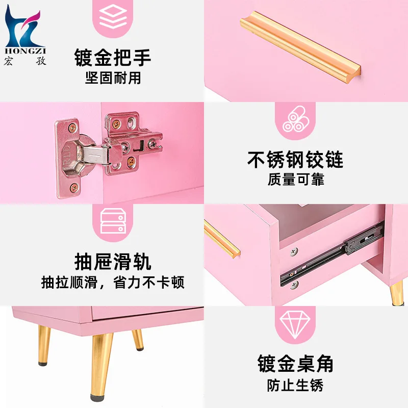 Stół do paznokci z systemem próżniowym, szkło