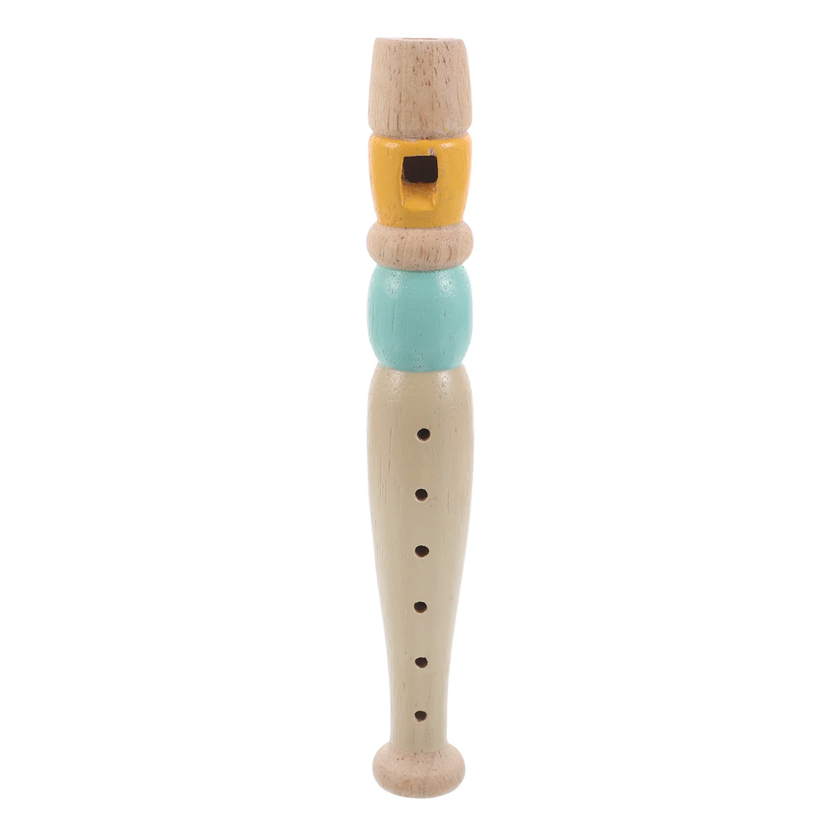 

Wooden Soprano Recorder Six Hole Flute Vertical Beginner Instrument for Kids School Music Early Learning Recorder Instrument