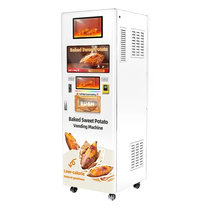 Commercial stall roasting sweet potato machine 24 hours unmanned self-service scanning code roasting sweet potato sweet