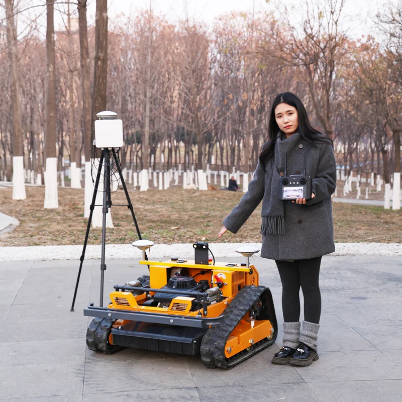 Customized 224CC LONCIN Engine Matching GPS lawn mower Brand Quality Assurance Stable Durable artificial grass sweeper