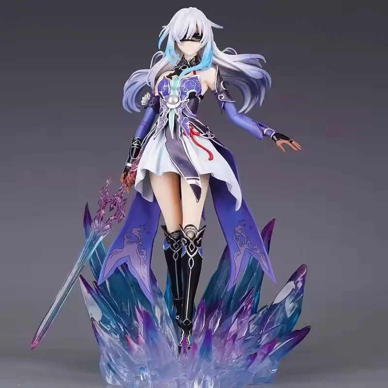 In Stock Anime Honkai Star Figure Rail Jingliu Figurine Gk Jingliu Action Figure Beautiful Girl Game Collectible Xmas Model Toys