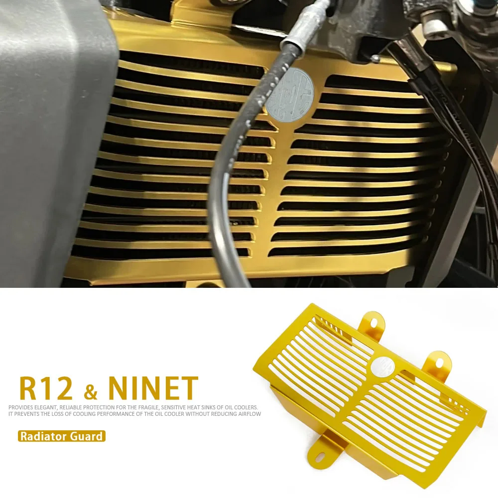 

2024 2025 Motorcycle Accessories Radiator Grille Guard Cover Grill Oil Cooler Guard Protection For BMW R12 NineT R 12 NineT