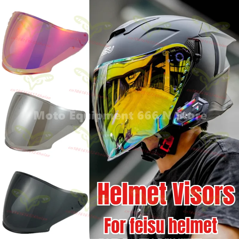 

Оригинальные линзы для полушлема Feisu: прозрачные линзы и черный визор для шлема Feisu, сменные аксессуары