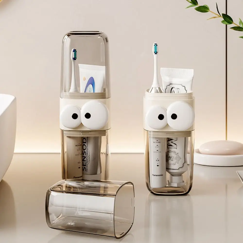 Travel Portable Toothbrush Storage Box Transparent Dust Proof Toothbrush Toothpaste Holder Bathroom Accessories Organizer