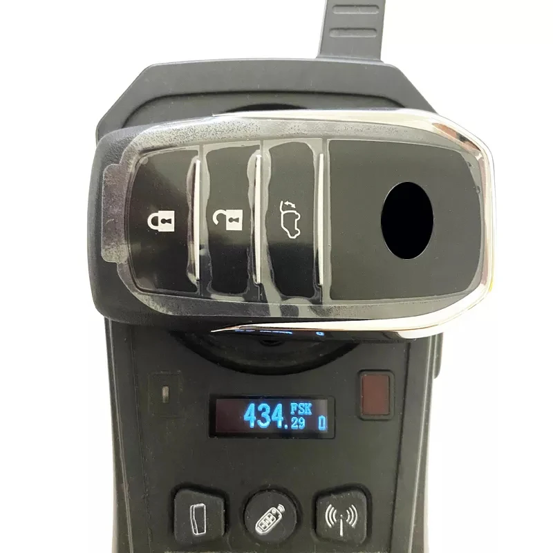 Cn007282 original 3 botões remotos chave do carro inteligente 433.92mhz fcc id b3u2k2p/0010 bm1ew/0182 número da placa para toyota fortuner