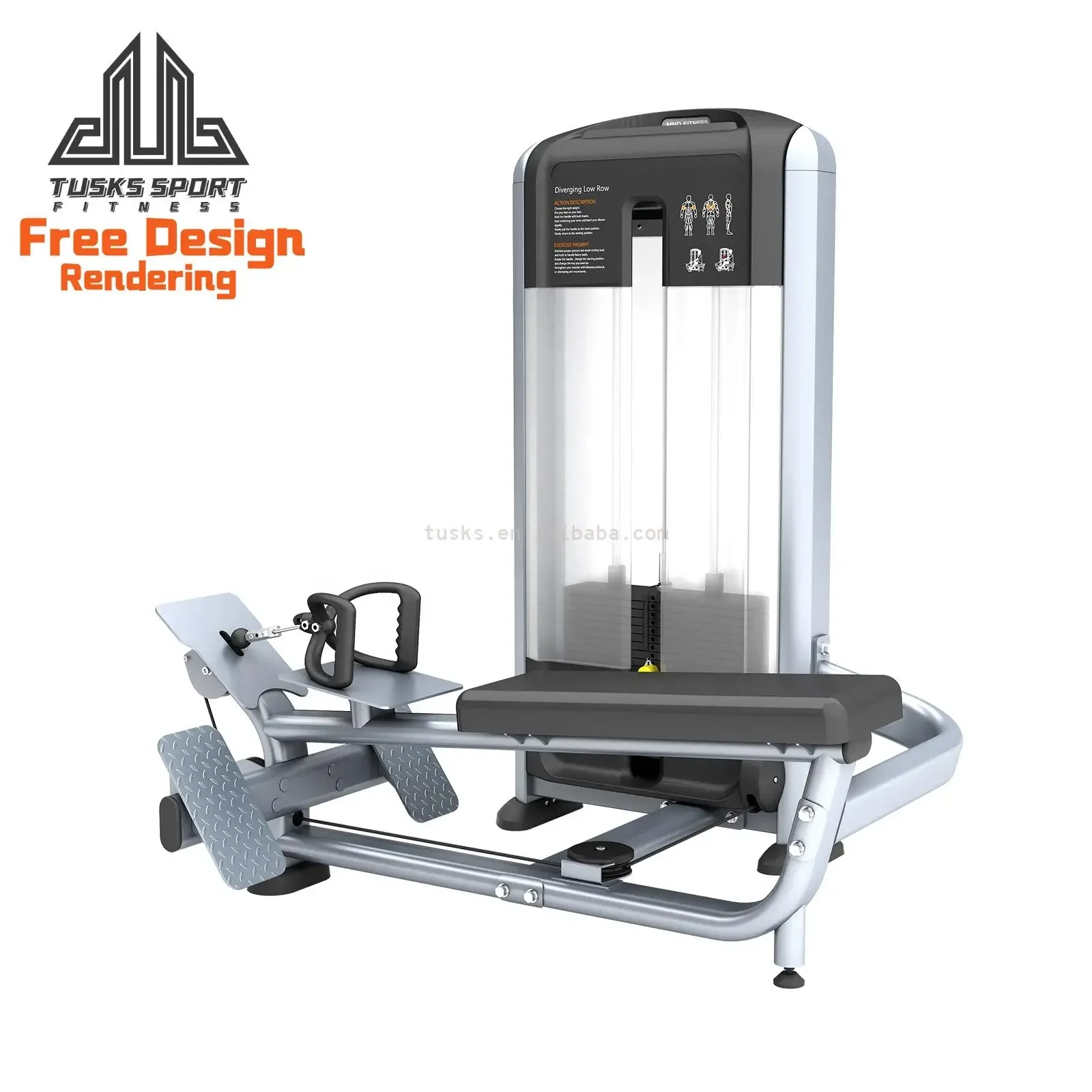 Pin Load Selection Machine, Commercial Gym Fitness Equipment 100KG Weight Stack Pin Load Selection Machines For Fitness Clubs