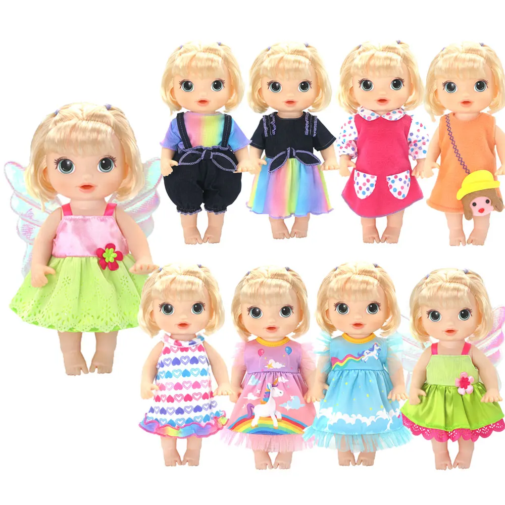 

2022 Doll clothes dress for 12 Inch 30CM baby alive Toys Crawling Doll accessories.