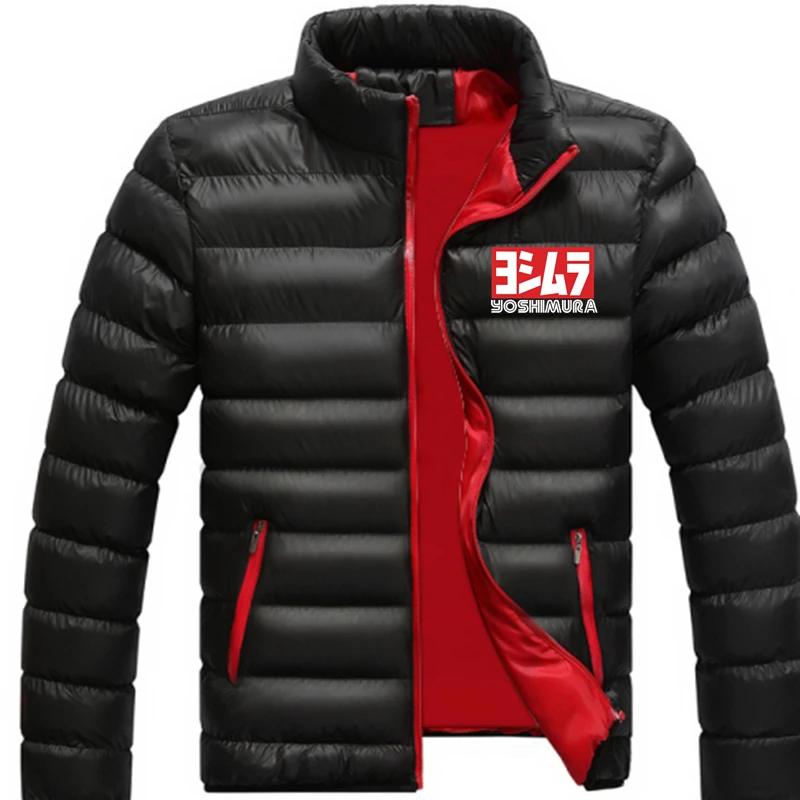 2022 Autumn Yoshimura Brand Print Classic Style Jacket Mens Popular Customizable Cotton Solid Color Zip Comfortable Down Jacket