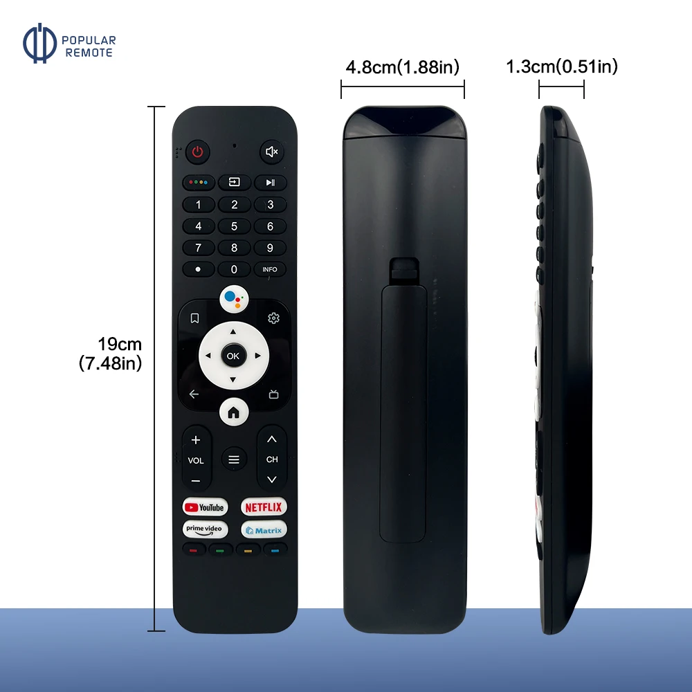 HTR-U31 TV Voice Remote Control For Haier Smart H43K66UG Plus H50K66UG H55K66UG H58K66UG H65K66UG Series TVs