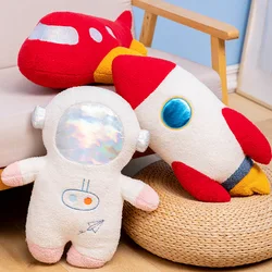 Cute Space Astronaut Pillow Plush Toy Rocket  Sleeping Doll Airplane Toy Children's Gift