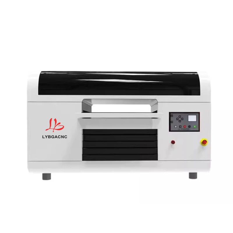 LY 3360 UV เครื่องปริ้นเตอร์อิงค์เจ็ท UV DTG อัตโนมัติแบบสองชั้นเครื่อง330X600mm รังสีอินฟราเรดวัดขนาดได้สูงสุด