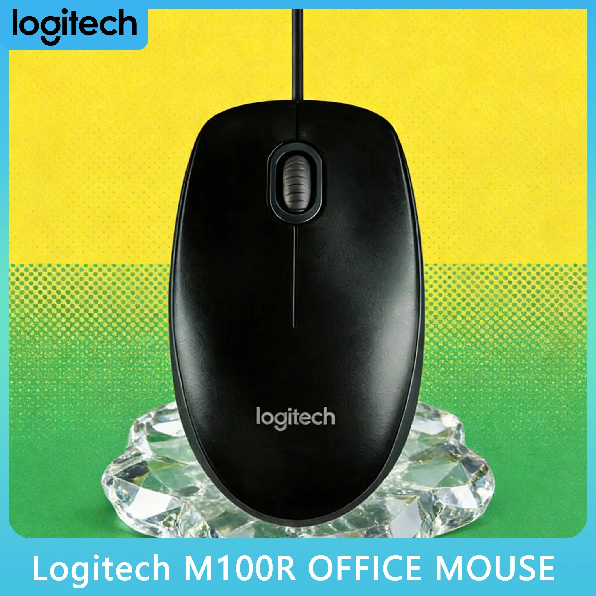 

Симметричная мышь M100R, удобная для больших рук