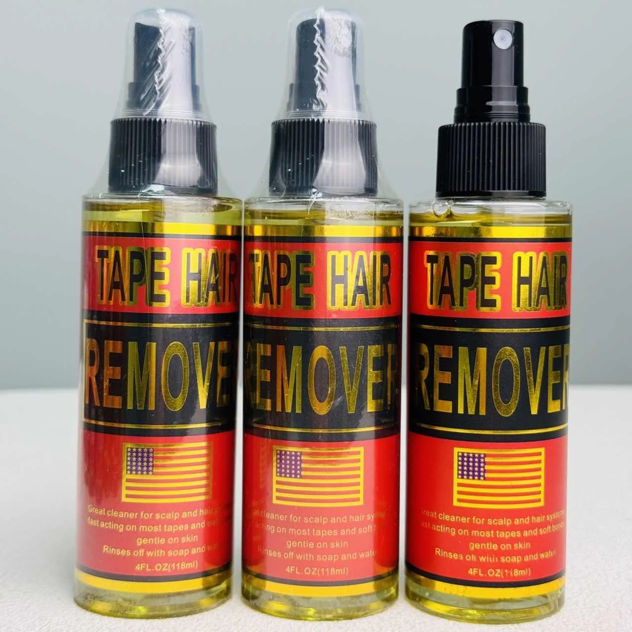 

118ML Fast-Acting Tape in Extension Remover Wig Glue Adhesive Double Sided Extension Tape Wig Tape Hair Glue Remover