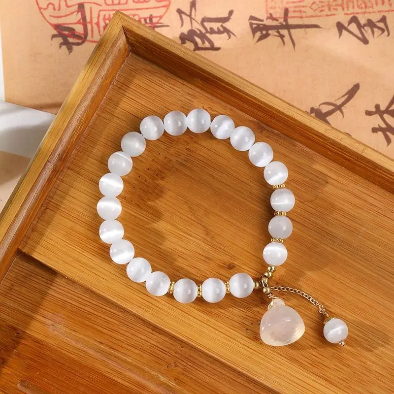 نقية الطبيعية رمادي العقيق اليشم غير شعبية المتخصصة الجليد الرماد العقيق سوار المرأة العقيق الحجر الطبيعي HandString بوتيك مجوهرات