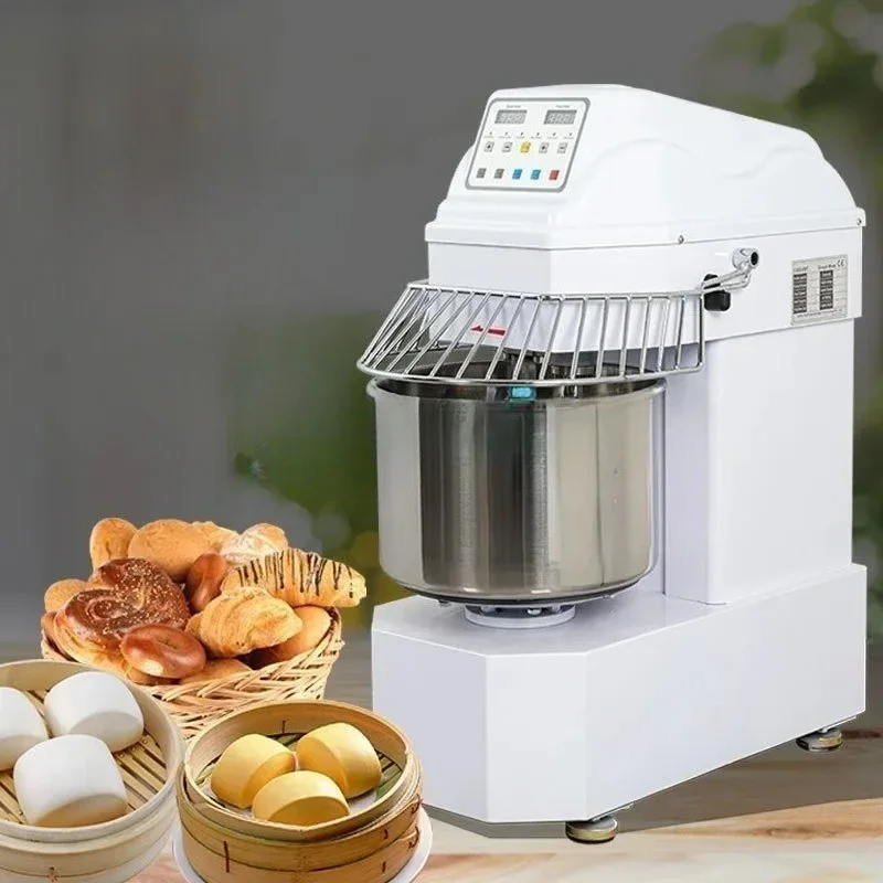 Commercial Egg Mixing Machine Dough Kneader Stainless Steel Two-Speed Mixer  Breakfast Shop Canteen CE Certified High Efficiency
