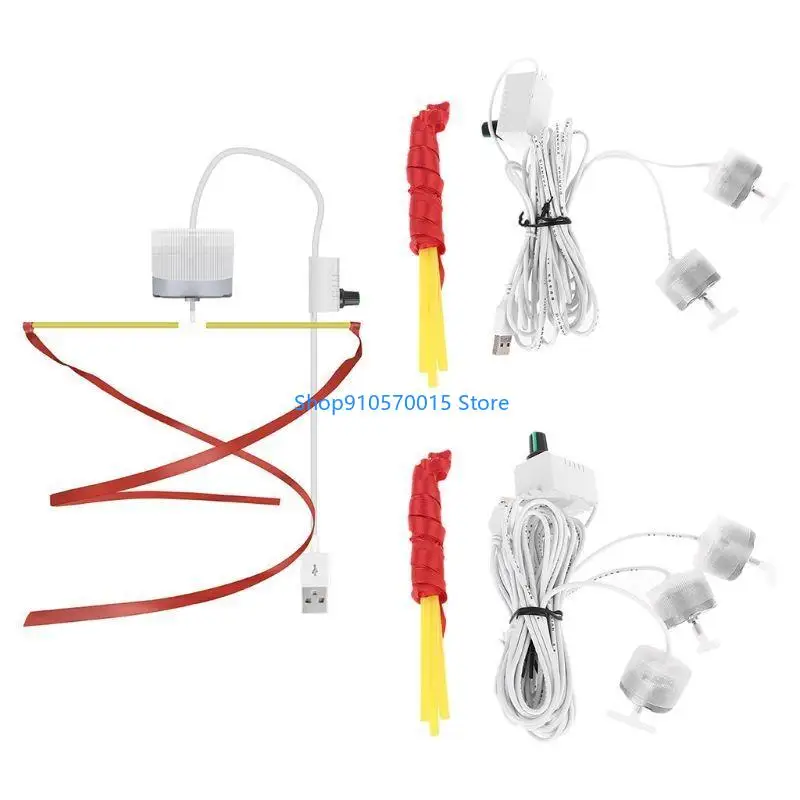 B95C Fly Bugs Ceiling Fan ON OFF Switch 327cm Power Cable USB Powered