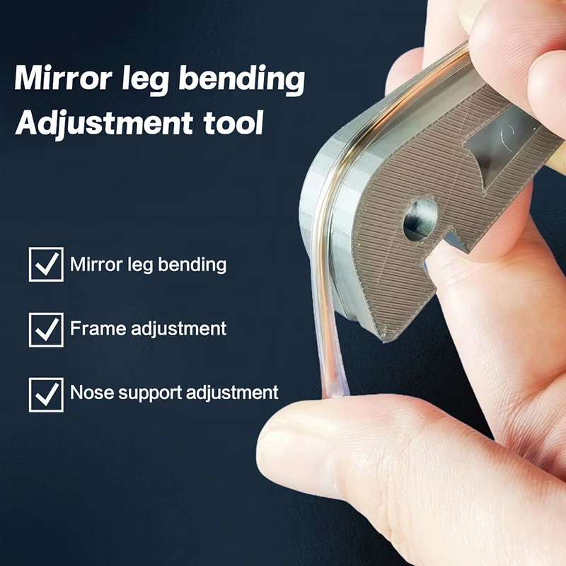 نظارات مخدة أنف للنظارة تثبيت أداة المهنية نظارات المسمار الملقط نظارات الإطار الضابط النظارات انحناء الضابط بندر