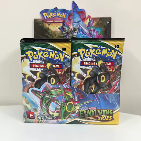 360Pcs English Pok&eacute;mon TCG: Sword Shield Evolving Skies Booster Box Pokemon trade card 36 Pack Box