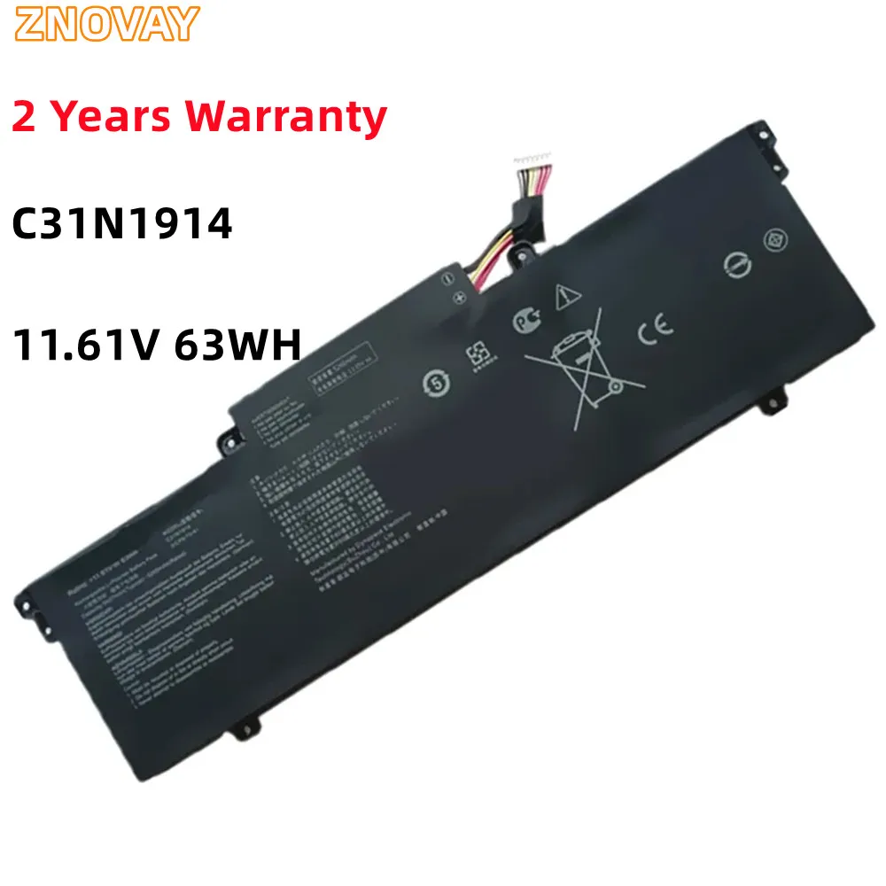 

ZNOVAY C31N1914 Laptop Battery For ASUS ZenBook UX435EA UX435EG UM425UAZ UX425UG UM425QA B5402CBA B5402CEA B5402FEA B7402FEA