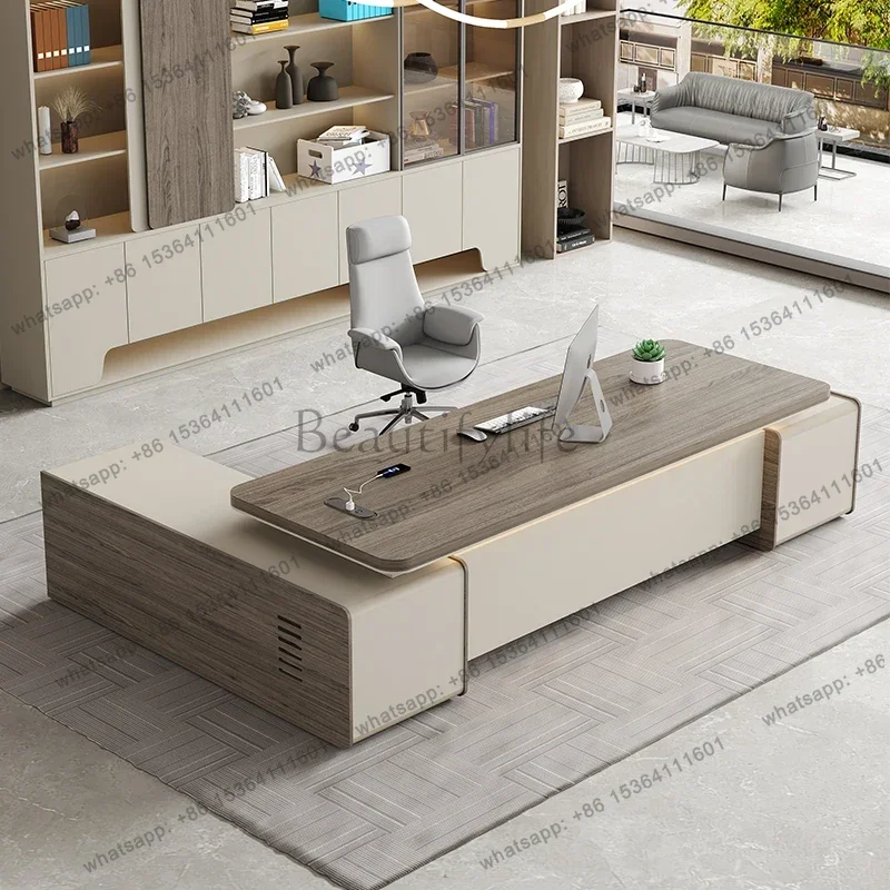 LD Work Organizer Computer Desks Reception Art High Quality Escritorio Computer Desks Modern Combination Escritorio Desk