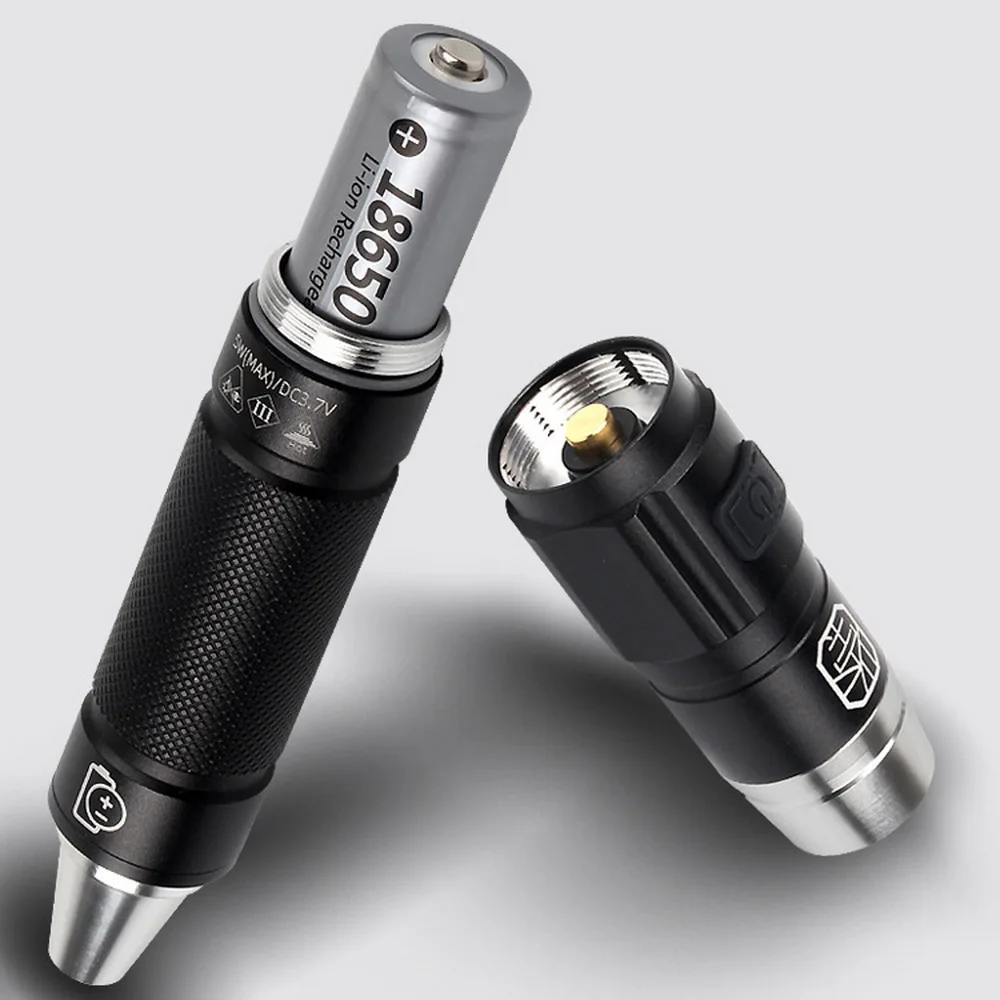 4 in 1 LEDs Light Ultraviolet Flashlight White Yellow 365nM 395nM Amber Jade USB Torch with Small Head Tool