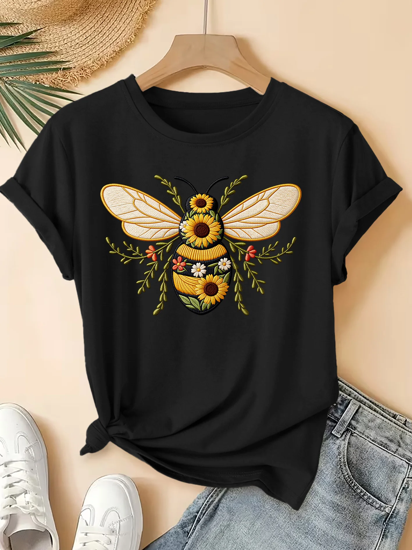 Koszulka z nadrukiem pszczoły  – Street Fashion Logo recenzja i cena