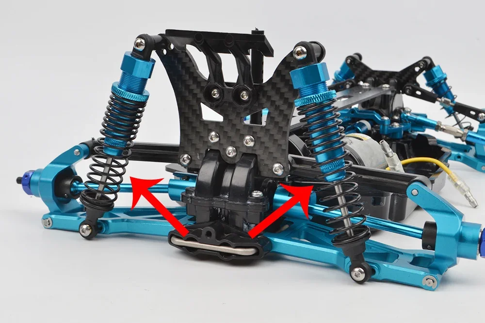 RcAidong Aluminum Essential Conversion Kit For Tamiya TT-02B Chassis Upgrades