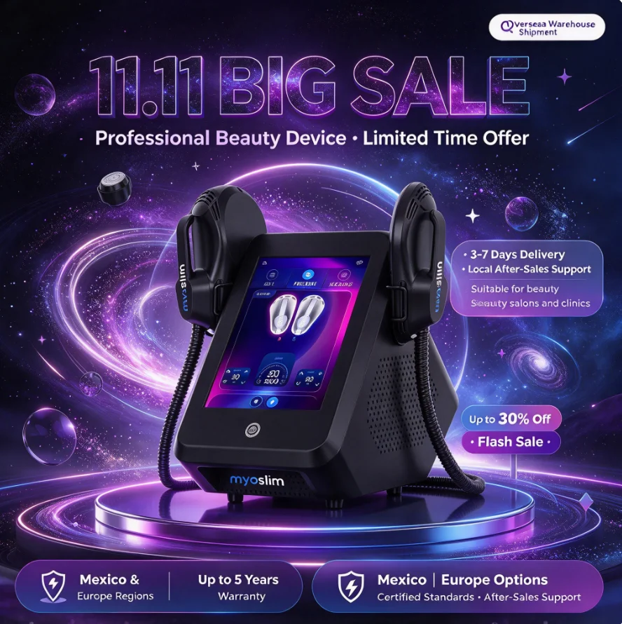 MYOSlim  Neo Portable EMSzero  Muscle Stimulator, Electromagnetic Body Slimming Machine for Fat Elimination and Muscle Building