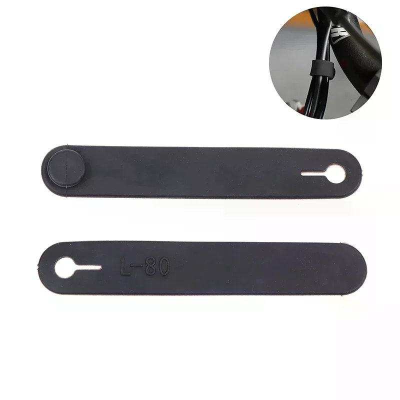 10Pcs Motorcycle Rubber Frame Securing Cable Wiring Harness Power Cord Tie Clutch Line Brake Cable Ties Elastic Fix Accessories