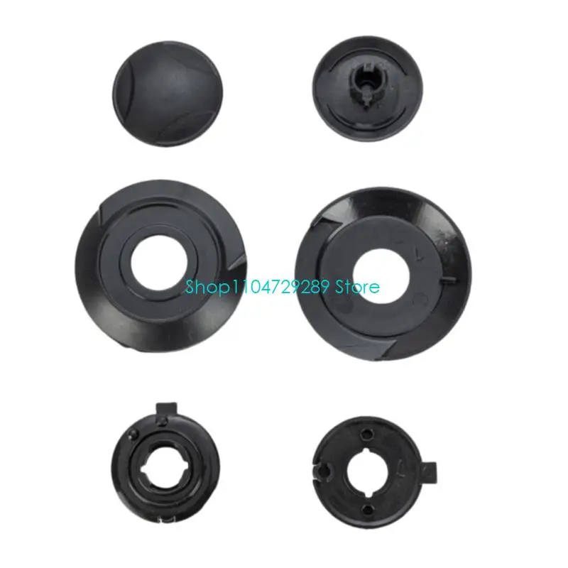 D8KE conjunto 6 accesorios base visorados resistencia anti -diseño para equipo equitación motocicletas