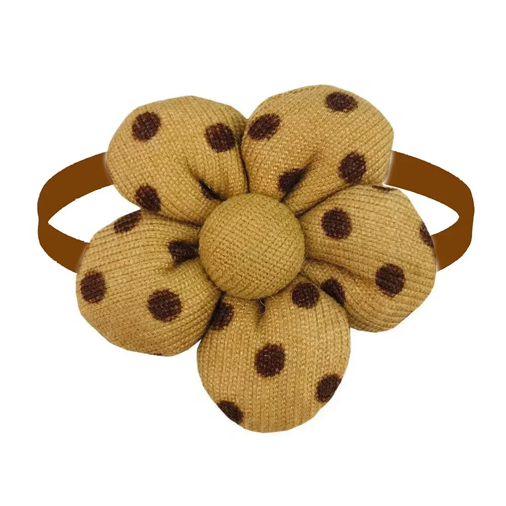 50/100pcs Small Dog Bow Tie Pet Supplies Brown Bowknot for Small Dog Cat Fashion Cute Pet Bow Tie Dog Supplies Dogs Grooming