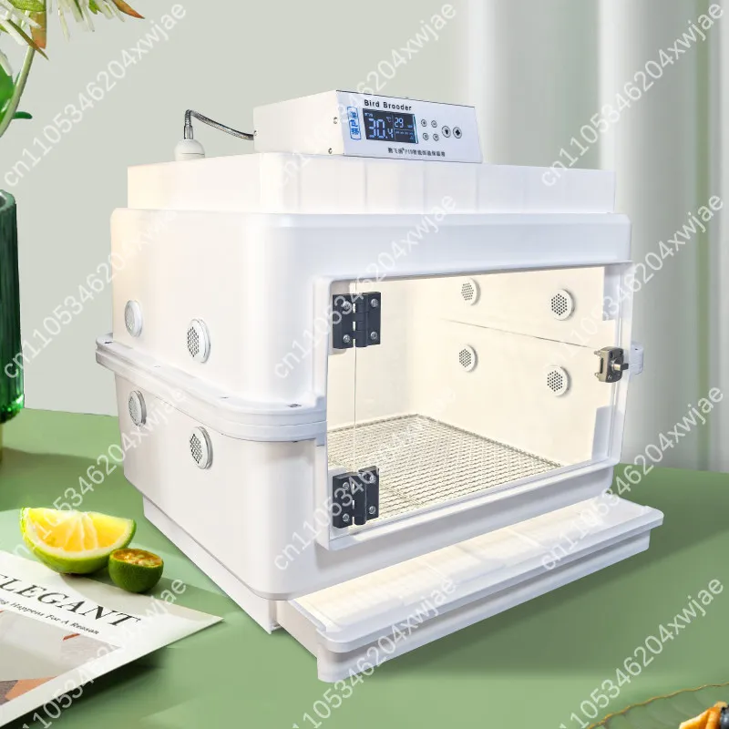 Large Capacity PID Parrot Brooder, Warm Air Constant Temperature Box for Parrots, Automatic Ventilation Incubator