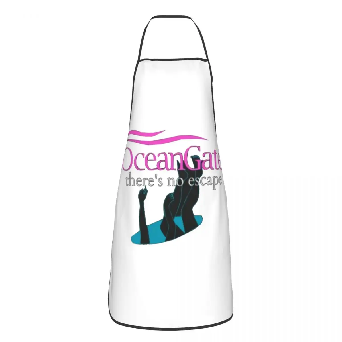 OceanGates There's No Escape Apron Women Men Unisex Bib Cooking Kitchen Tablier Cuisine Chef Baking