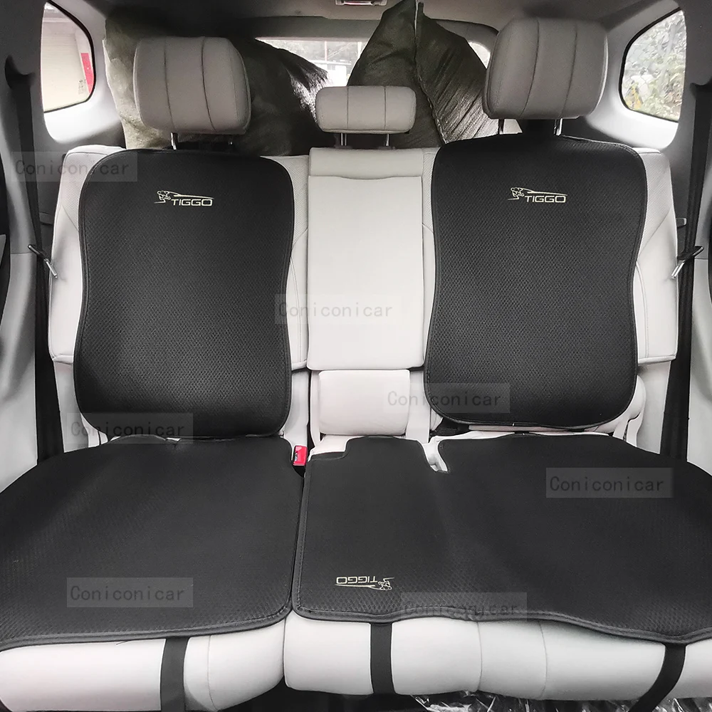 Ice Silk Car Seat Cover Protector Front Rear Back Cushion Protect Pad Mat Backrest For CHERY TIGGO 8 Pro 2022 2023 Auto Cushion