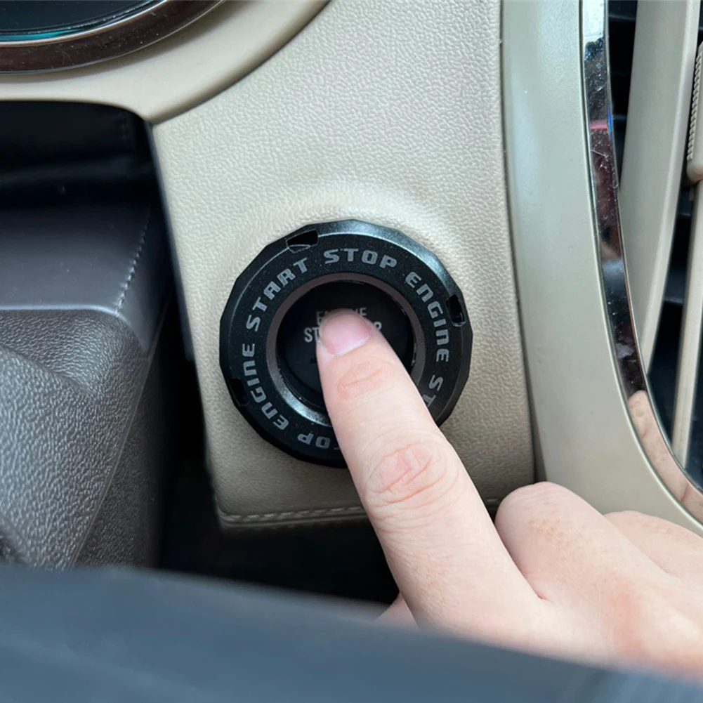 

Декоративная накладка на кнопку запуска двигателя, наклейка для интерьера автомобиля, украшение для системы зажигания, DIY декор для мотоциклов и автомобилей