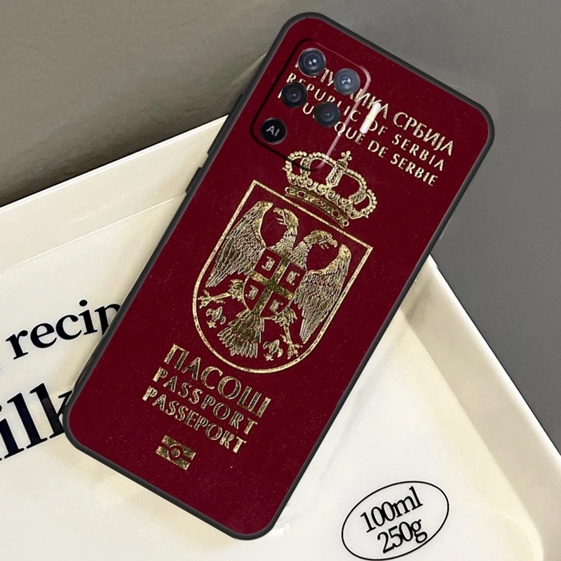 Algerian Russia Serbian Spain Passport Case For OPPO A16 A76 A96 A54 A74 A94 A54s A57s A53 A31 A5 A9 A52 A72 A15 A17 A77 Coque