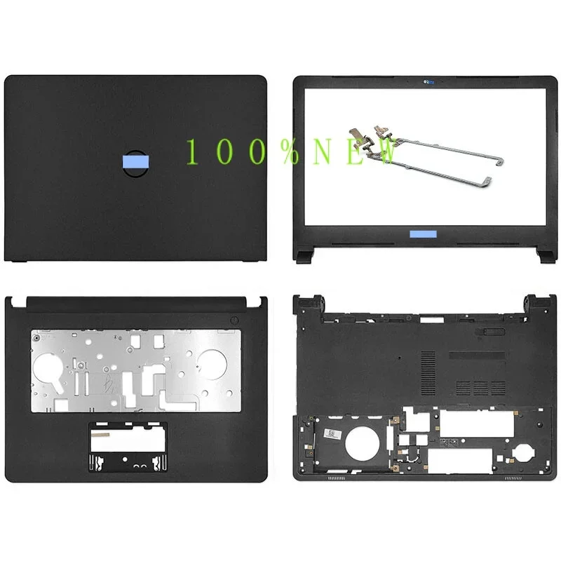 For Dell Inspiron 14 5458 5459 5455 Back Cover/Bezel/Palmrest/Bottom Case/Hinges