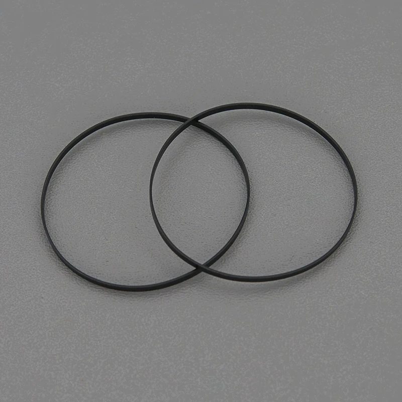 Black Watch Case Glass Gasket 2/5-Piece Set Diameter: 28-32mm Height: 1.4mm Thickness: 0.35mm Watch Case Crystal Glass Gasket